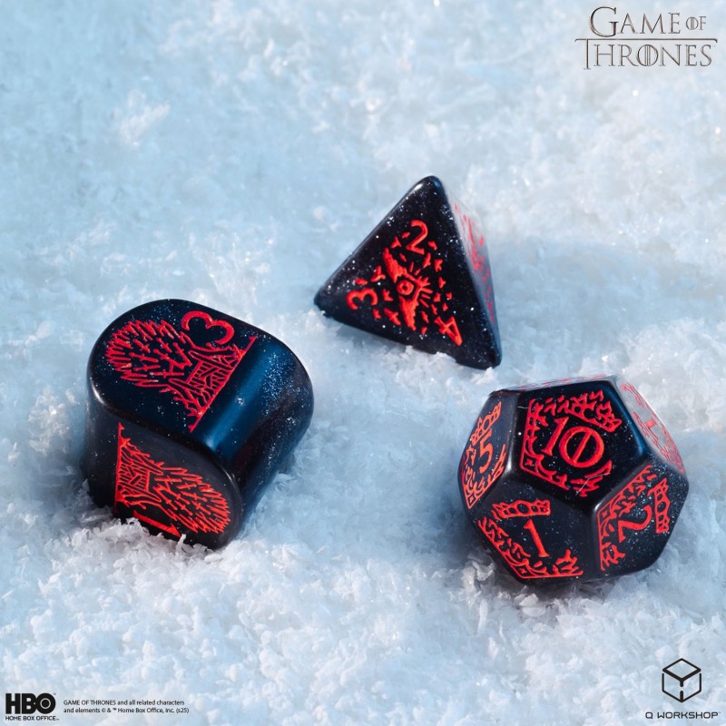 Q Workshop | Targaryen | Game Of Thrones Dice Set