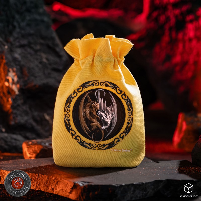 Q Workshop | Double Dragon | Anne Stokes Dice Pouch