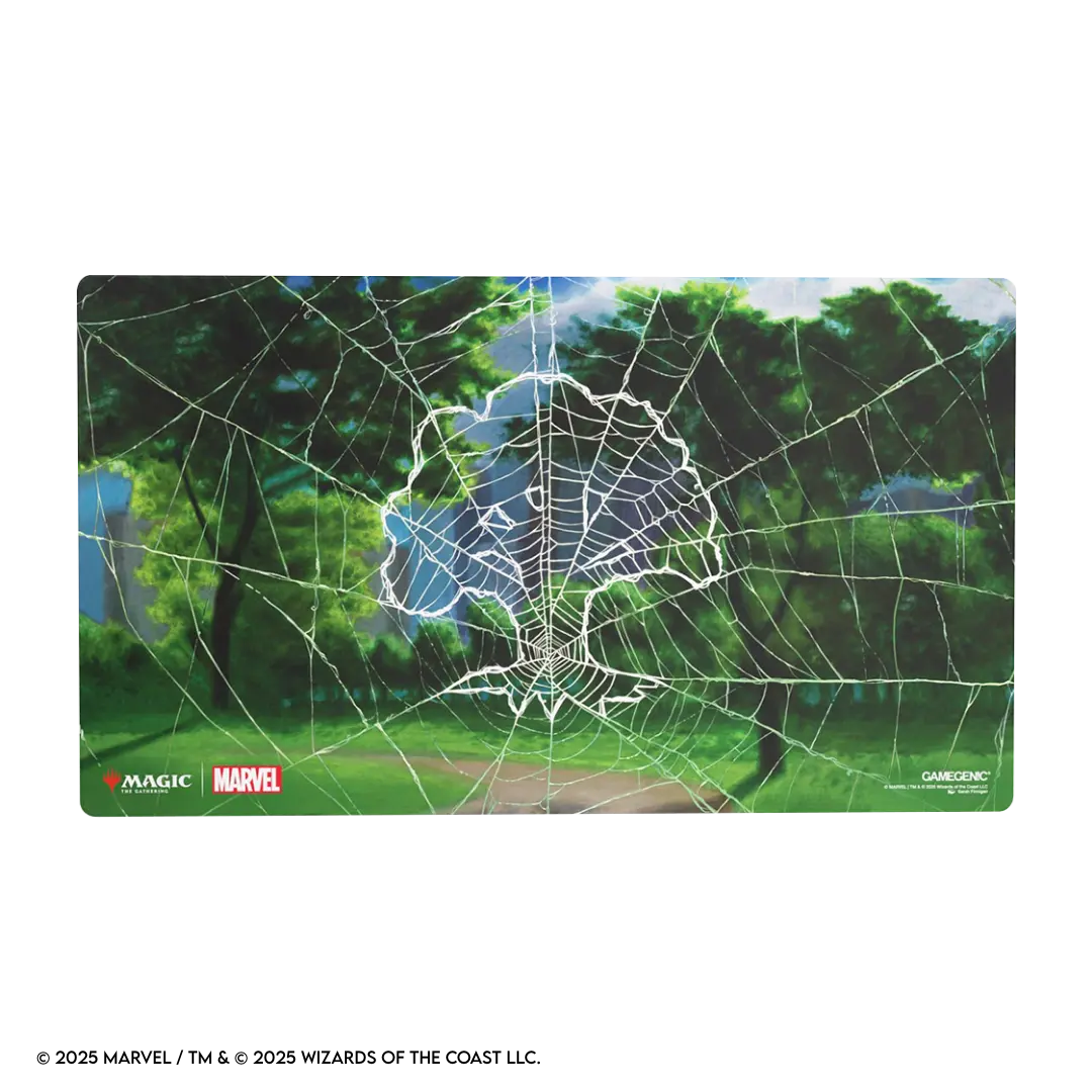 Gamegenic | Magic: The Gathering - Spider-Man / Forest | Shiny Playmat