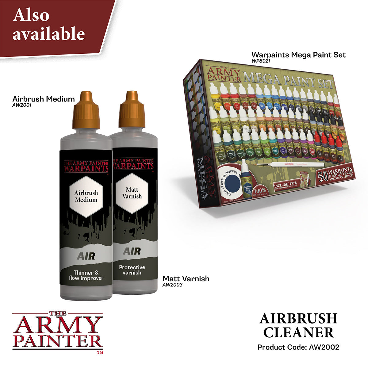 The Army Painter - Airbrush Cleaner 100ml - Warpaints Air