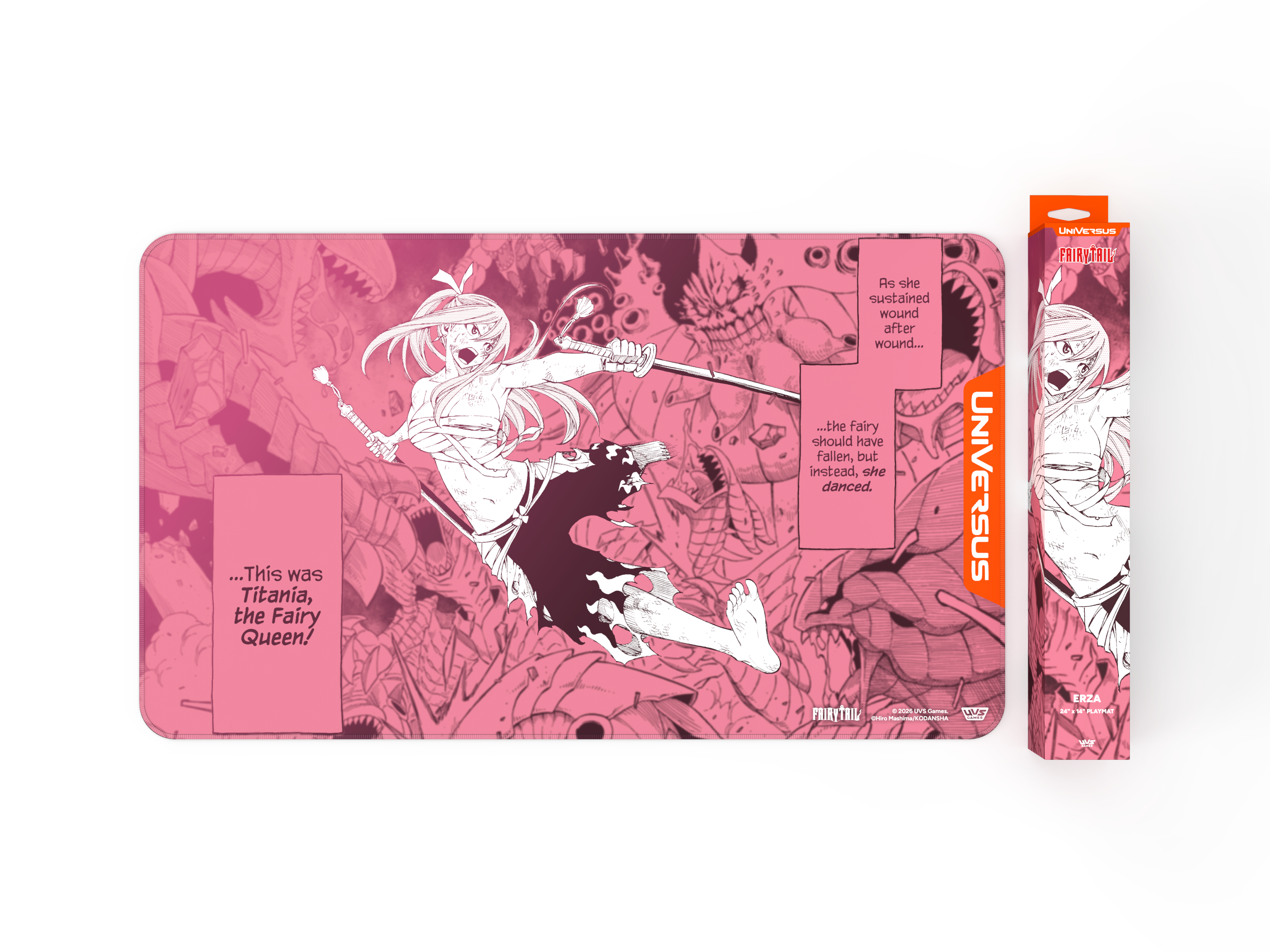 UniVersus CCG | Fairy Tail: All Fired Up! - Erza | Playmat
