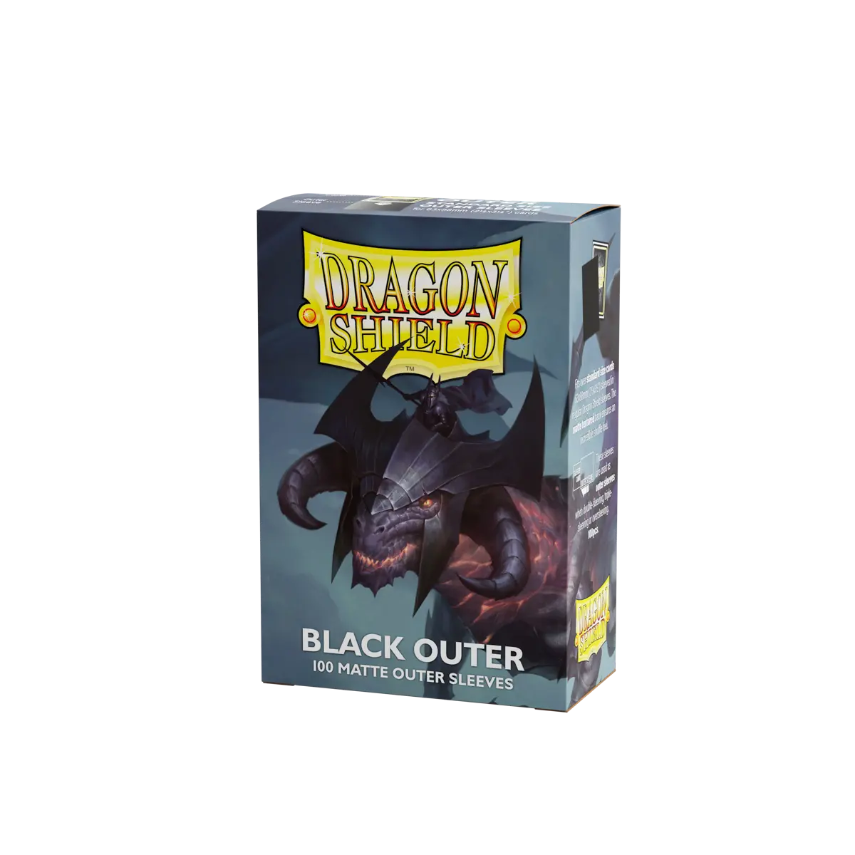 Dragon Shield: Black - Matte Outer Sleeves - Standard Size