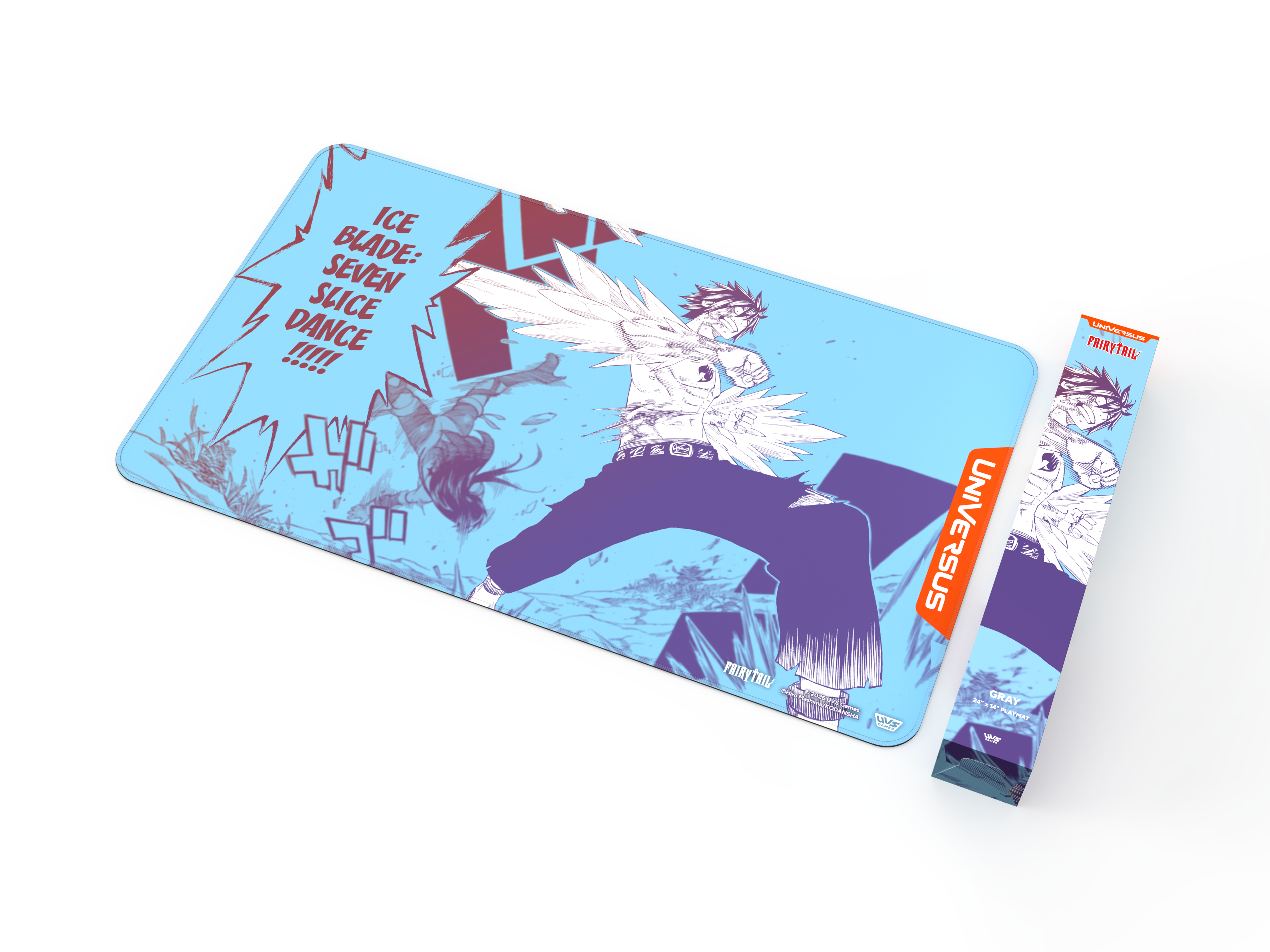 UniVersus CCG | Fairy Tail: All Fired Up! - Gray | Playmat