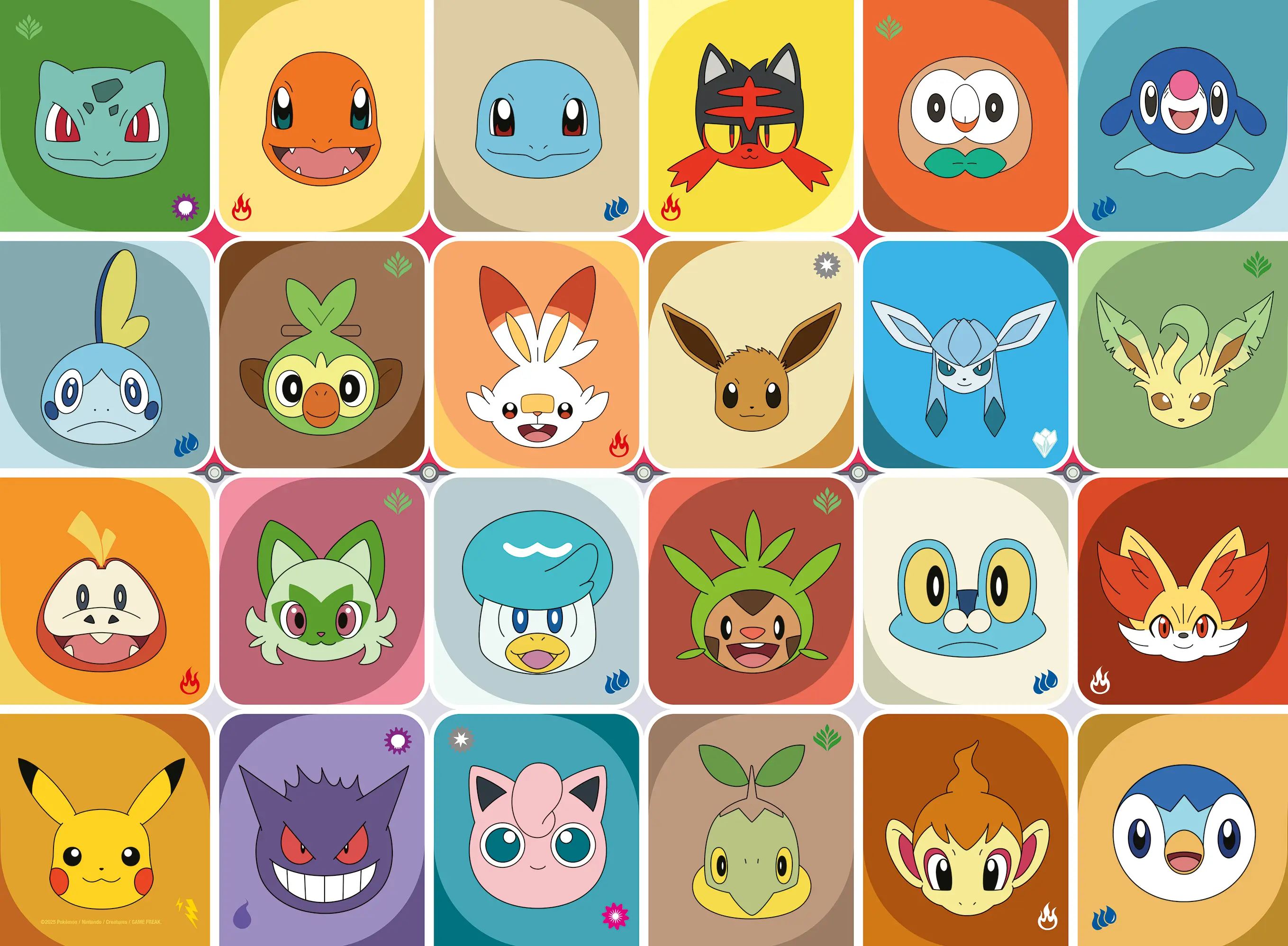 Ravensburger | Pokémon Gesichter | 100 XXL Teile Puzzle
