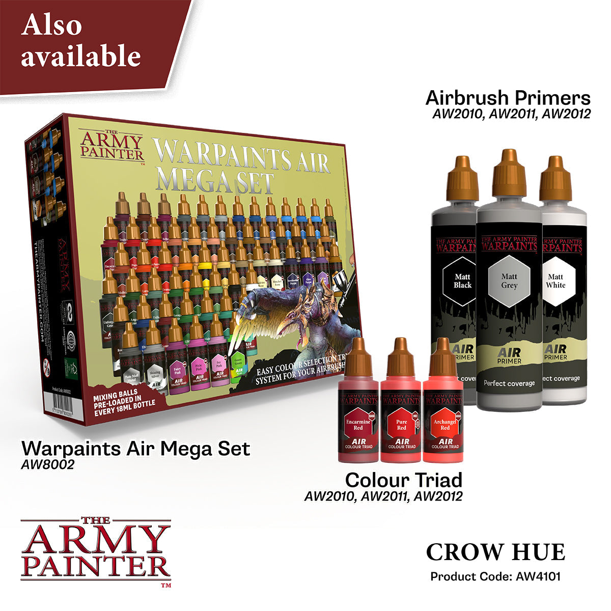 The Army Painter - Crow Hue - Warpaints Air