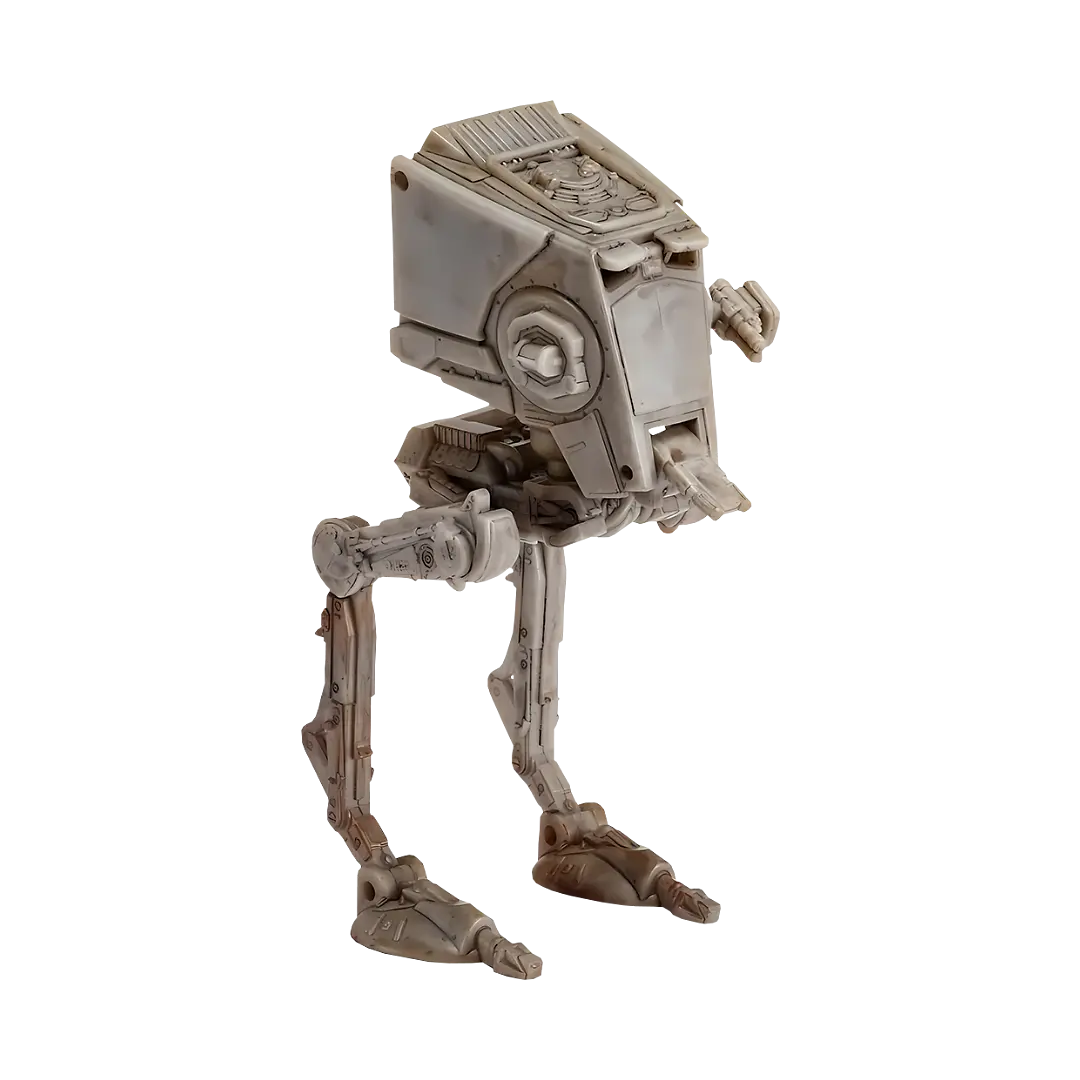 Jazwares: Star Wars - AT-ST auf Hoth - Fahrzeug 8cm (inklusive 1er Spielfigur)