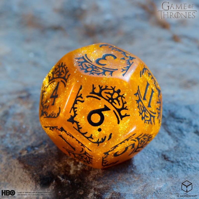 Q Workshop | Baratheon | Game Of Thrones Dice Set