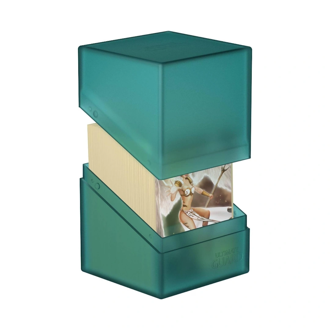 Ultimate Guard | Boulder Deck Case 100+ | Standard Size Malachite