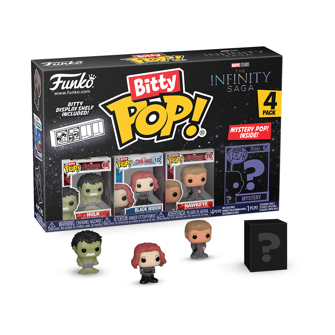 Bitty POP!: Hulk 4PK - Avengers Infinity War