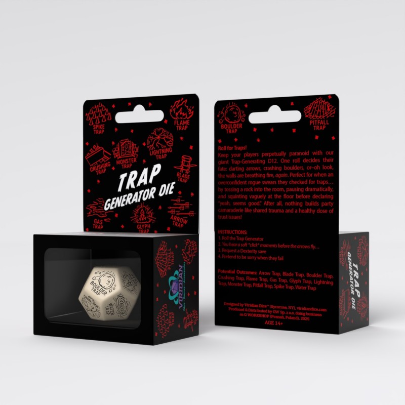Q Workshop | Beige & Black | Trap Generator Die