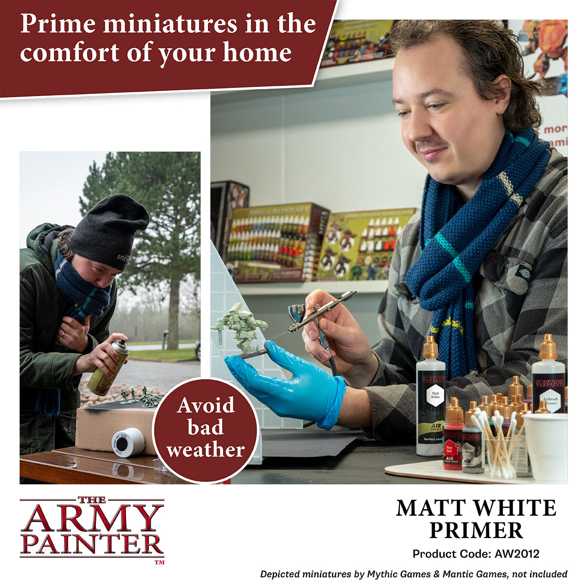 The Army Painter - Matt White Primer 100ml - Warpaints Air