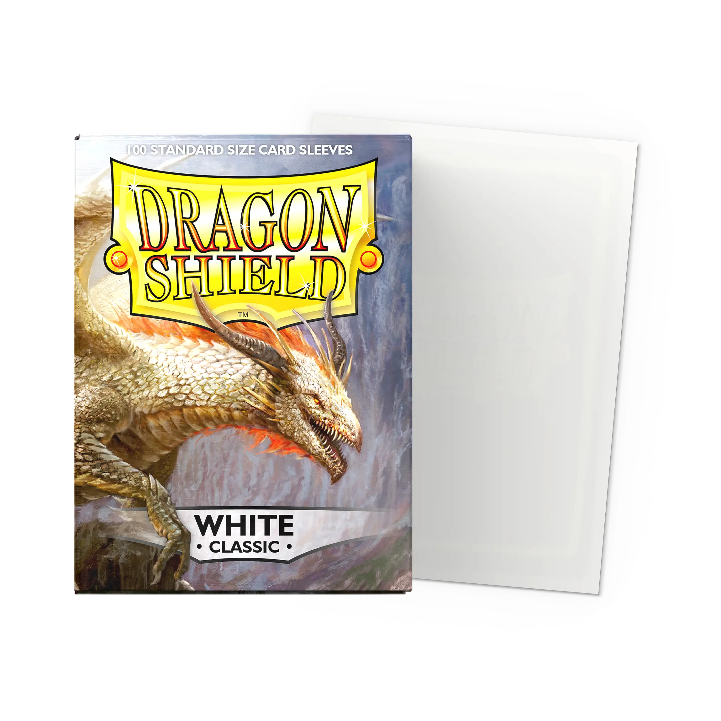 Dragon Shield: White - Classic Sleeves - Standard Size Dragon Shield: White - Classic Sleeves - Standard Size
