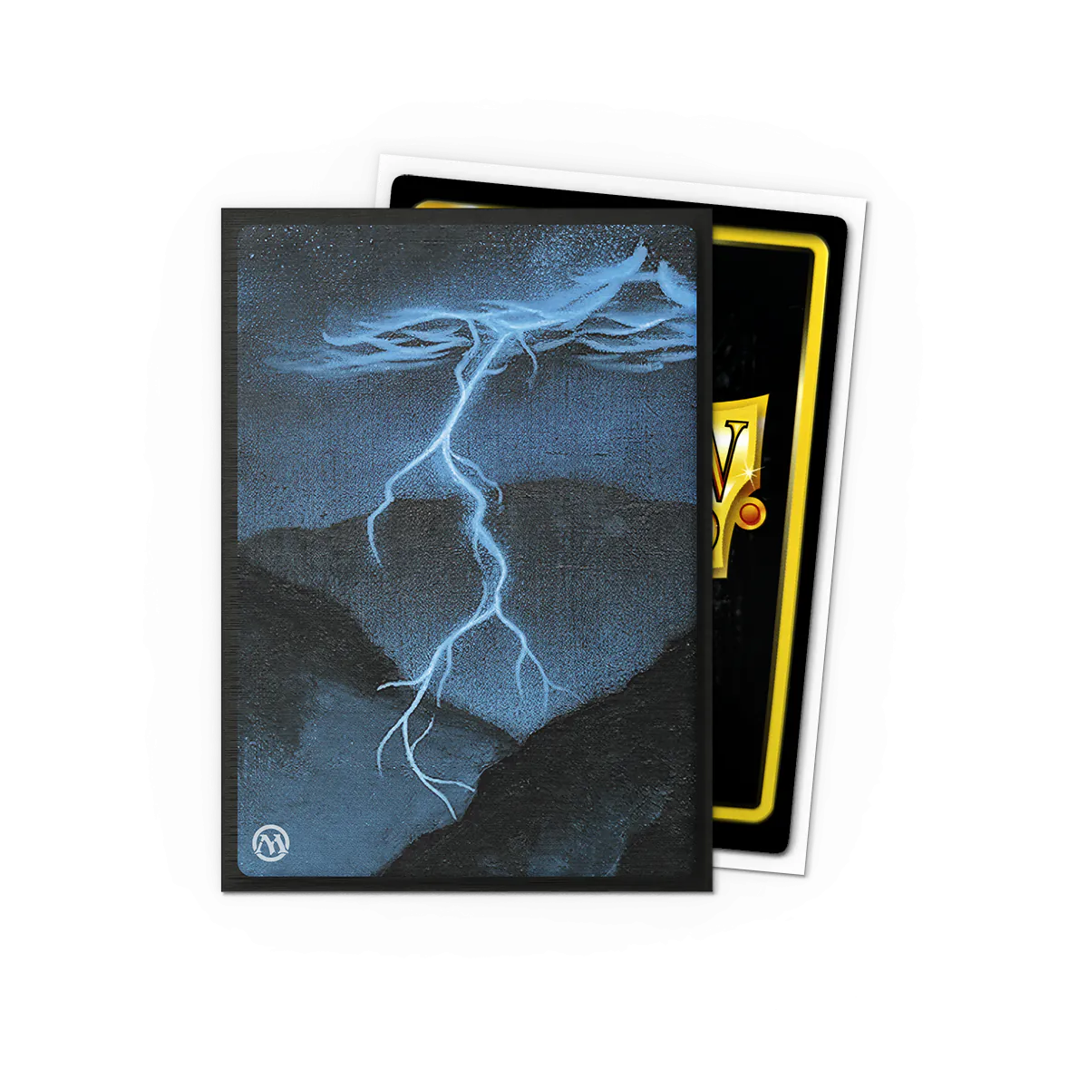 Dragon Shield | Lightning Bolt | Brushed Art Sleeves Standard Size