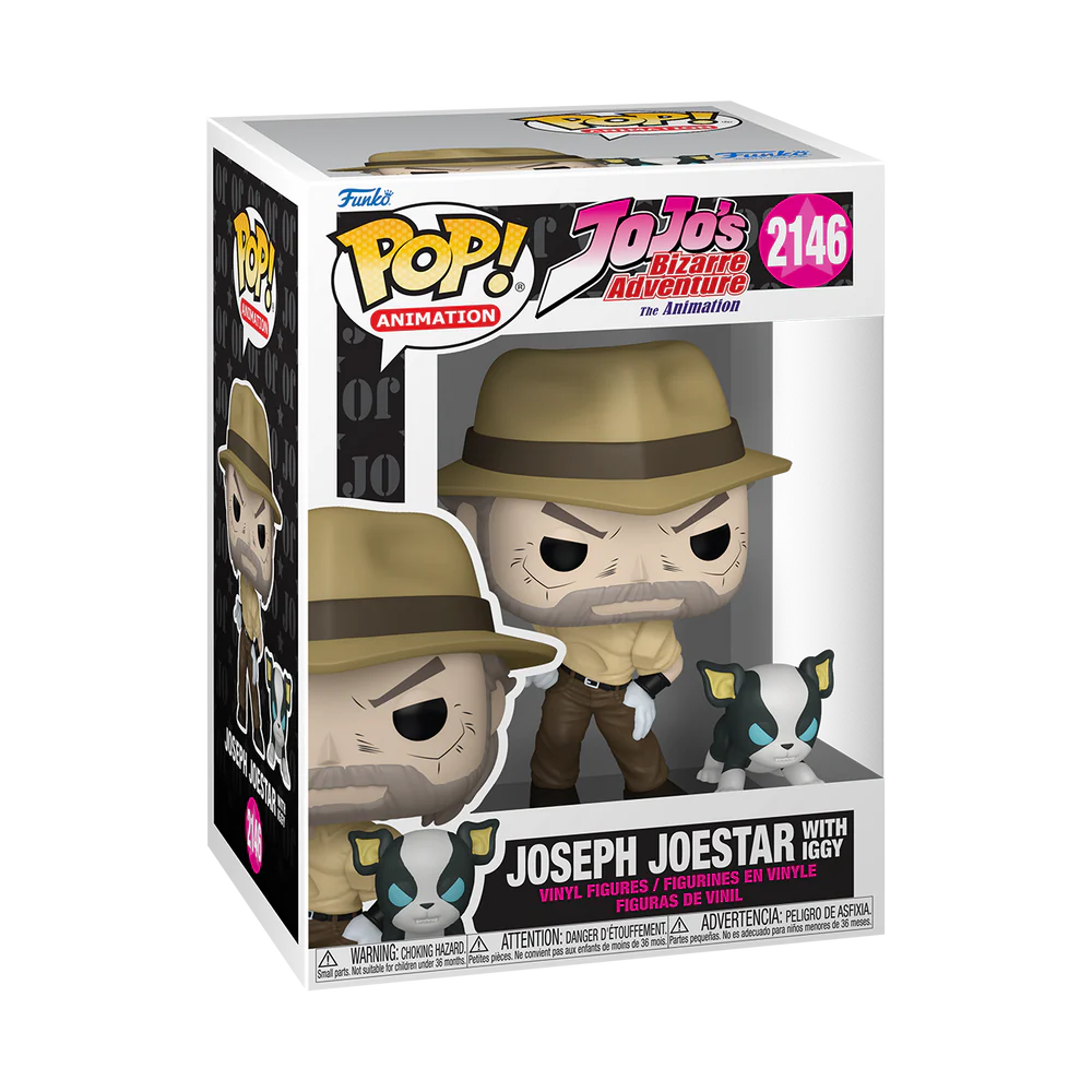 POP! & Buddy: Joseph & Iggy - JoJo's Bizarre Adventure