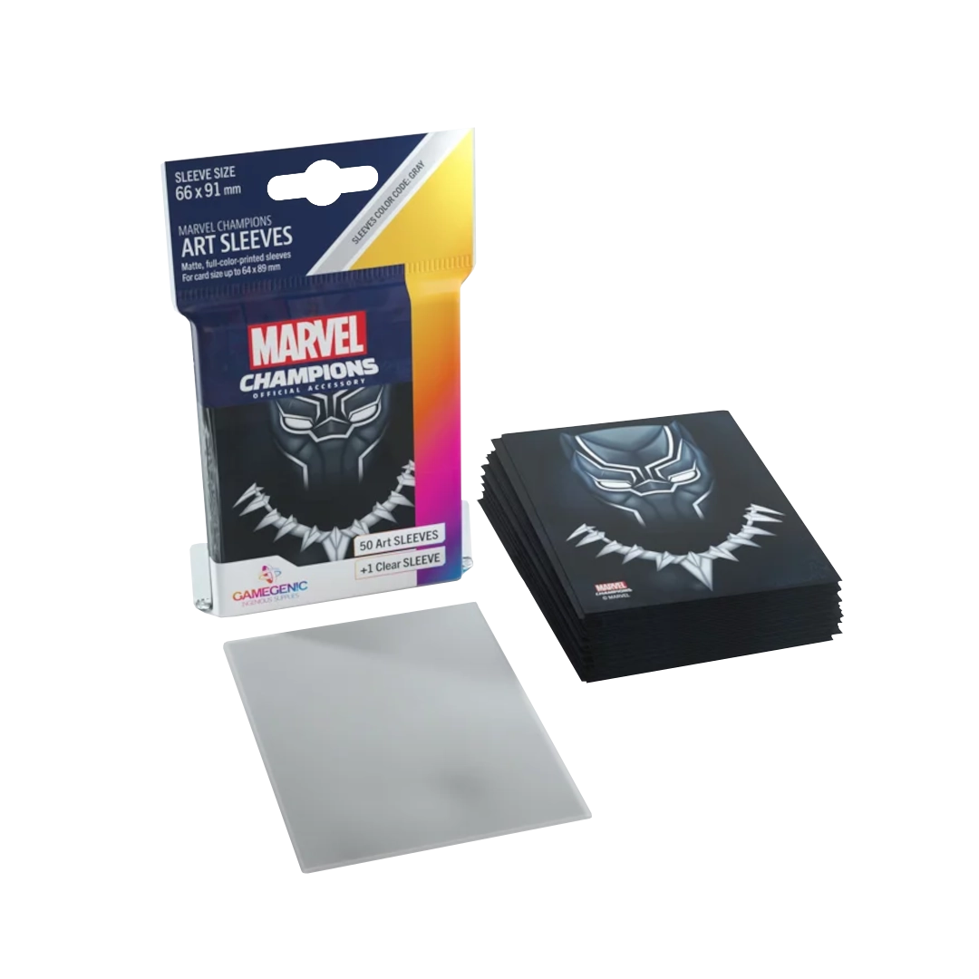Gamegenic | Marvel Champions Sleeves | Black Panther (50+1)