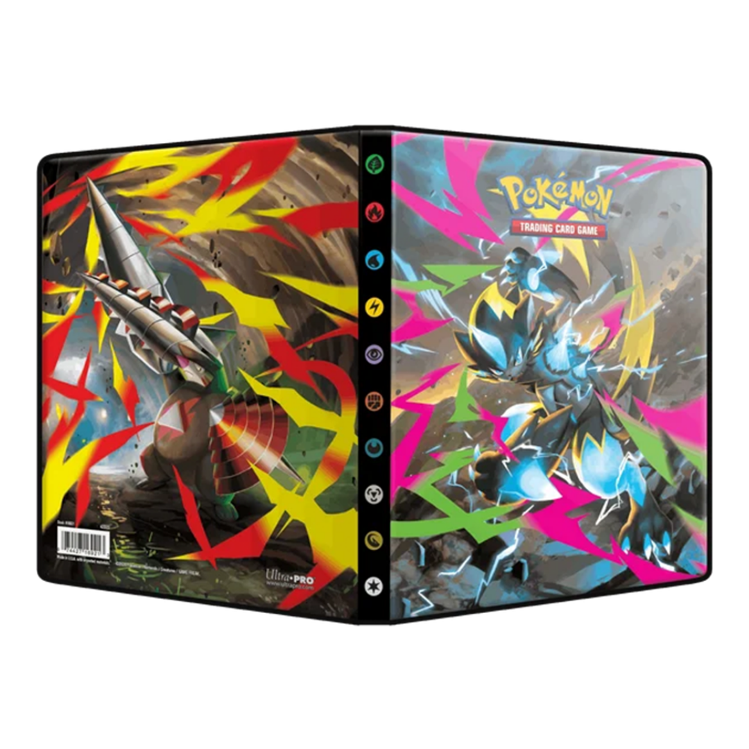 Ultra Pro | Mega Evolution - Pitch Black | 4-Pocket Portfolio für Pokémon
