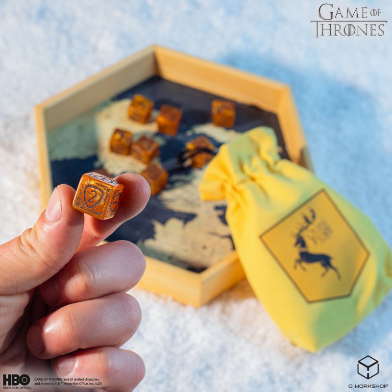 Q Workshop | Baratheon | Game Of Thrones 10xD6 Dice Set