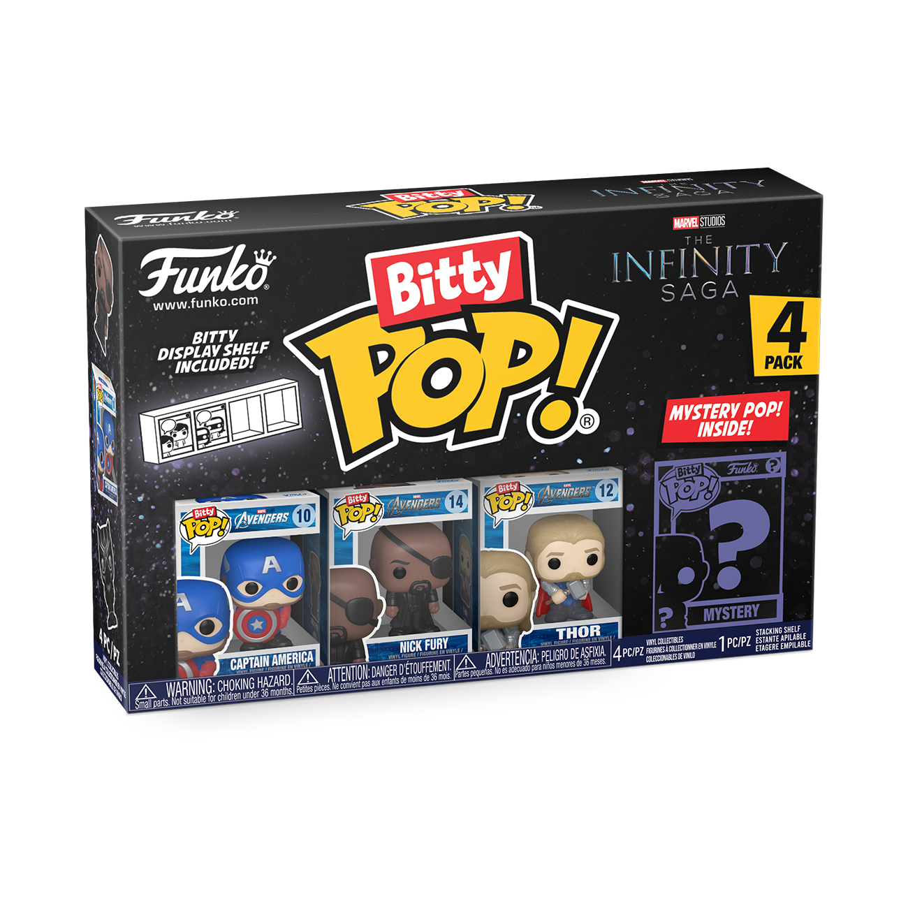 Bitty POP!: Capt. America 4PK - Avengers Infinity War