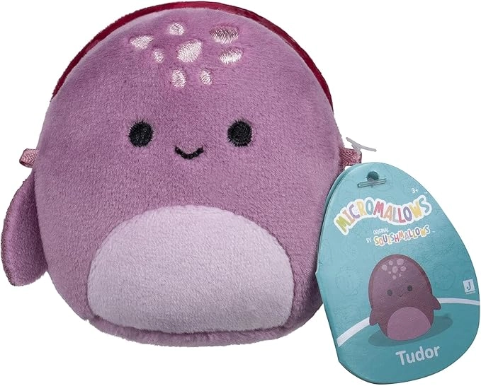 Jazwares | Squishmallows Micromallows: Carl, Yollie, Javari & Tudor | 4er Set Plush (6cm)