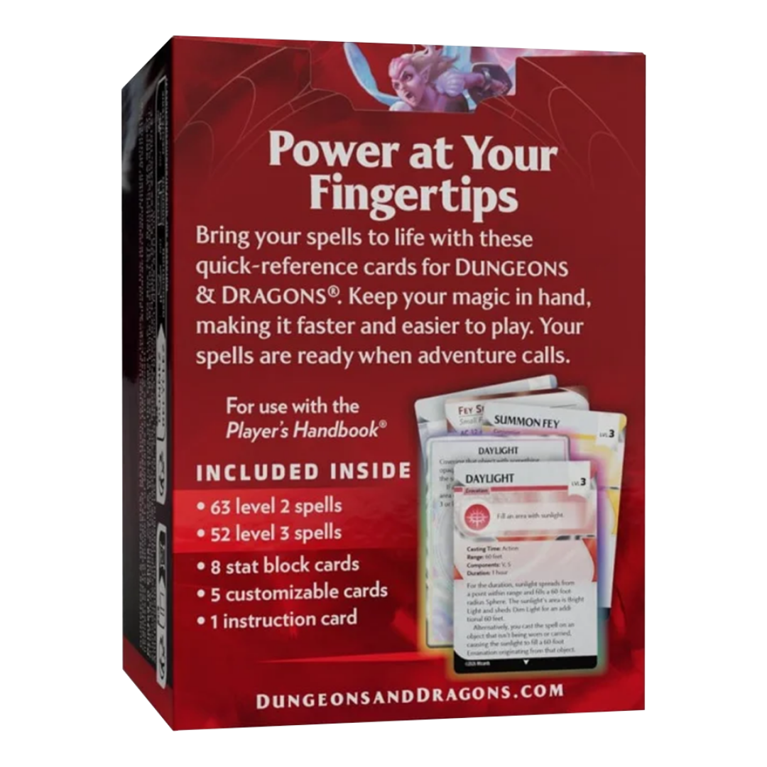Dungeons & Dragons | Spells Lvl 2-3 | Reference Cards (EN)