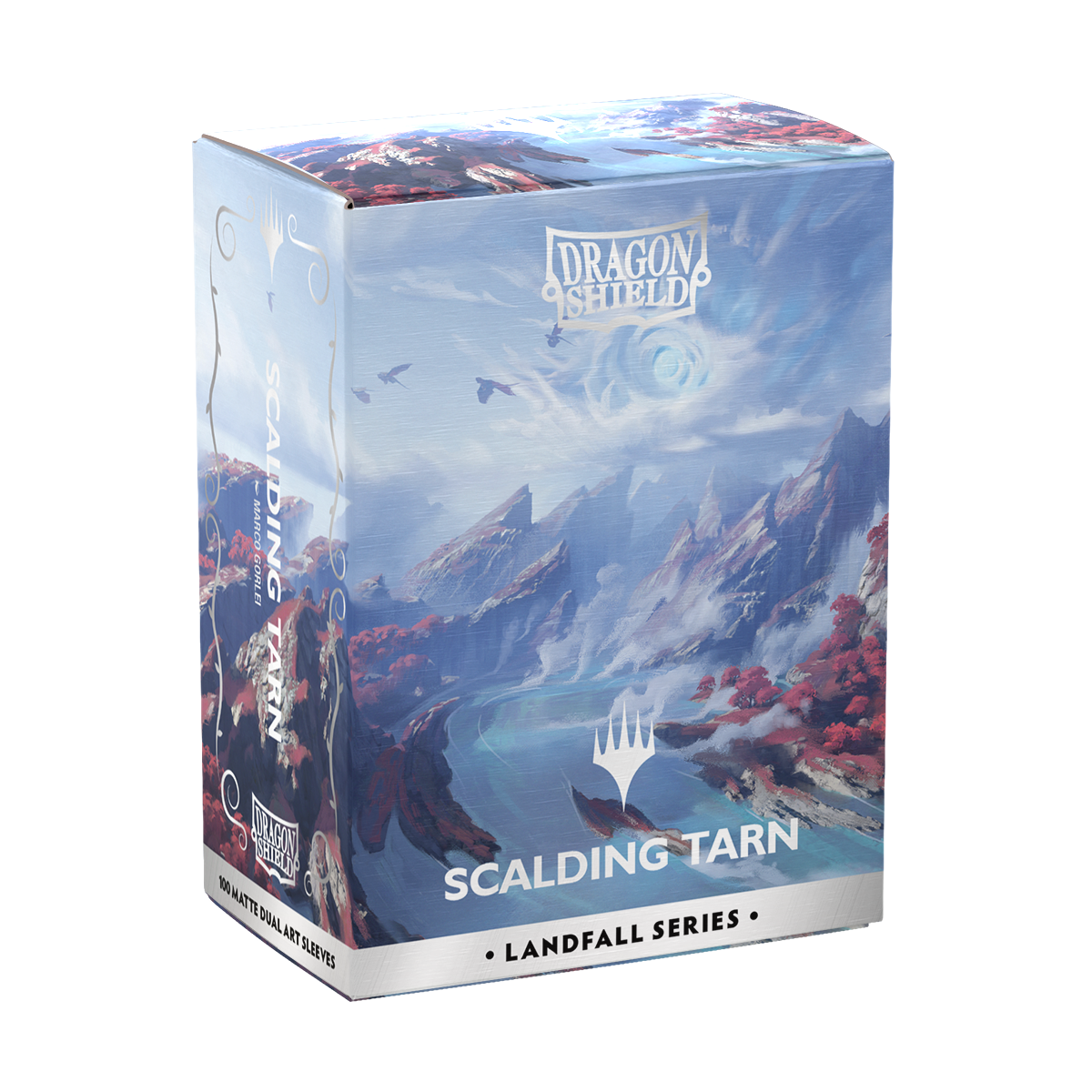 Dragon Shield X Magic: The Gathering | Scalding Tarn | Standard Size Sleeves Landfall Series