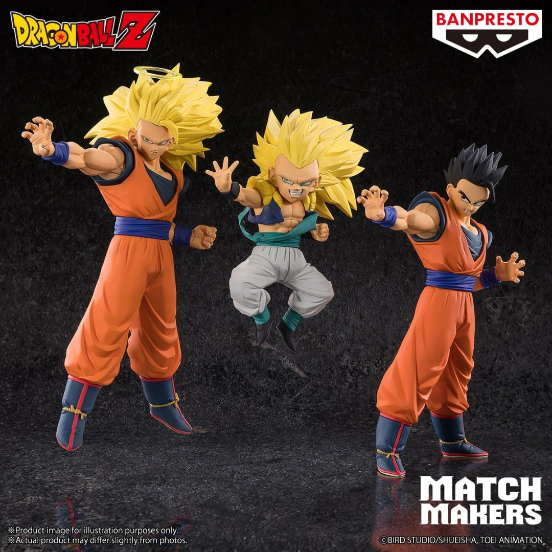 Banpresto | Gotenks SSJ 3 Vs. Majin Buu Match Makers (11cm) | Dragon Ball Z