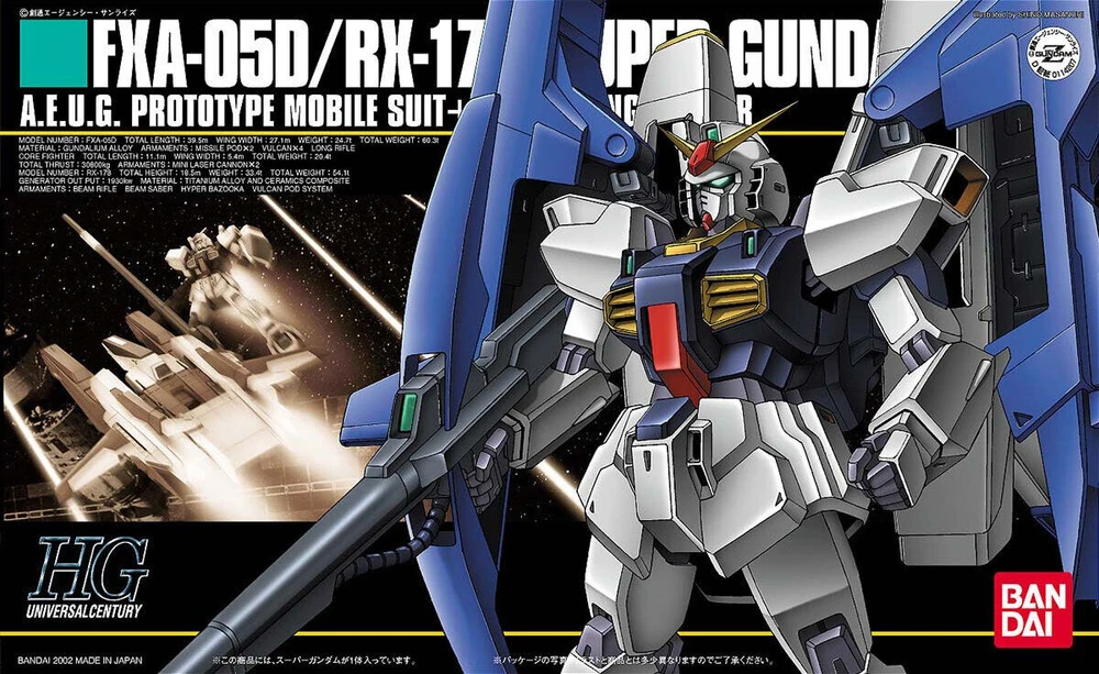 Bandai: HG RX-178 Super Gundam – Mobile Suit Zeta Gundam (1/144)