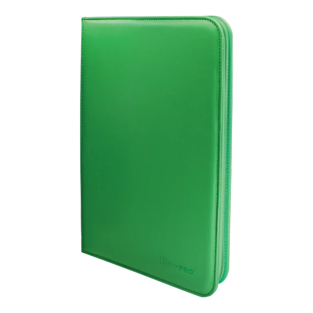 Ultra Pro | Vivid - Green | 9-Pocket Zippered PRO-Binder
