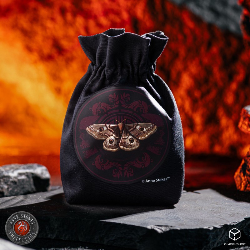 Q Workshop | Magic Moth | Anne Stokes Dice Pouch
