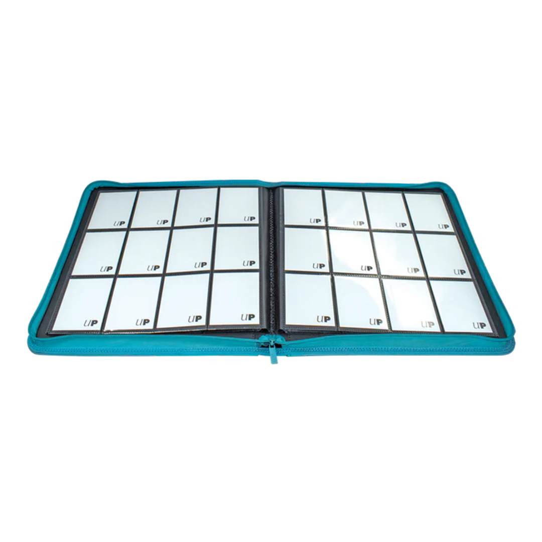 Ultra Pro | Vivid - Light Blue | 12-Pocket Zippered PRO-Binder