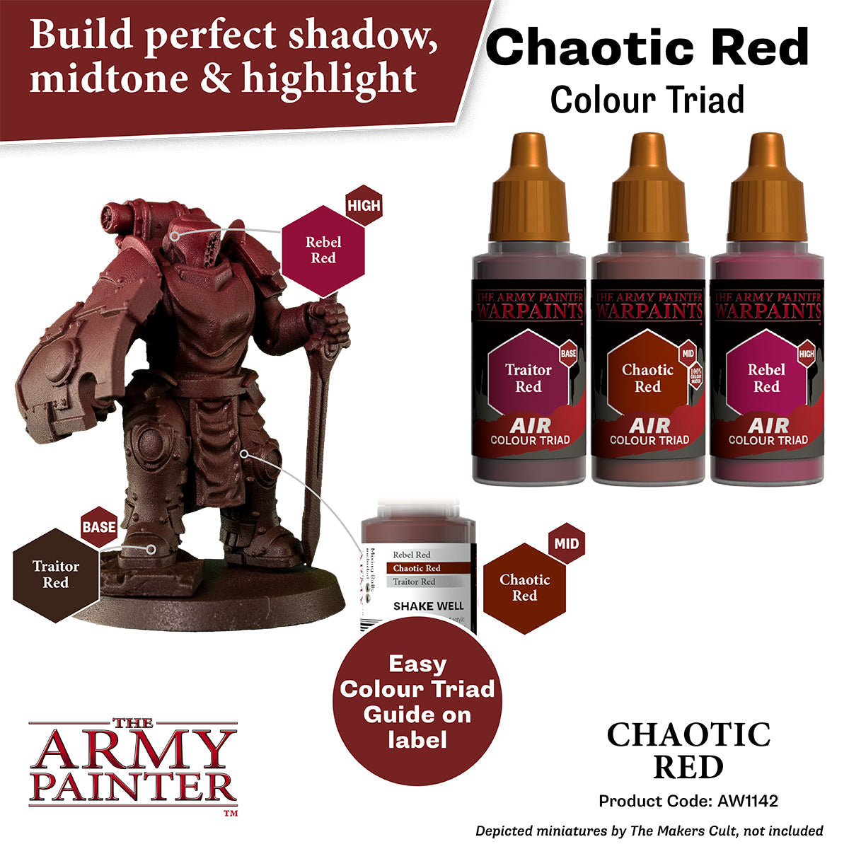 The Army Painter - Chaotic Red - Warpaints Air