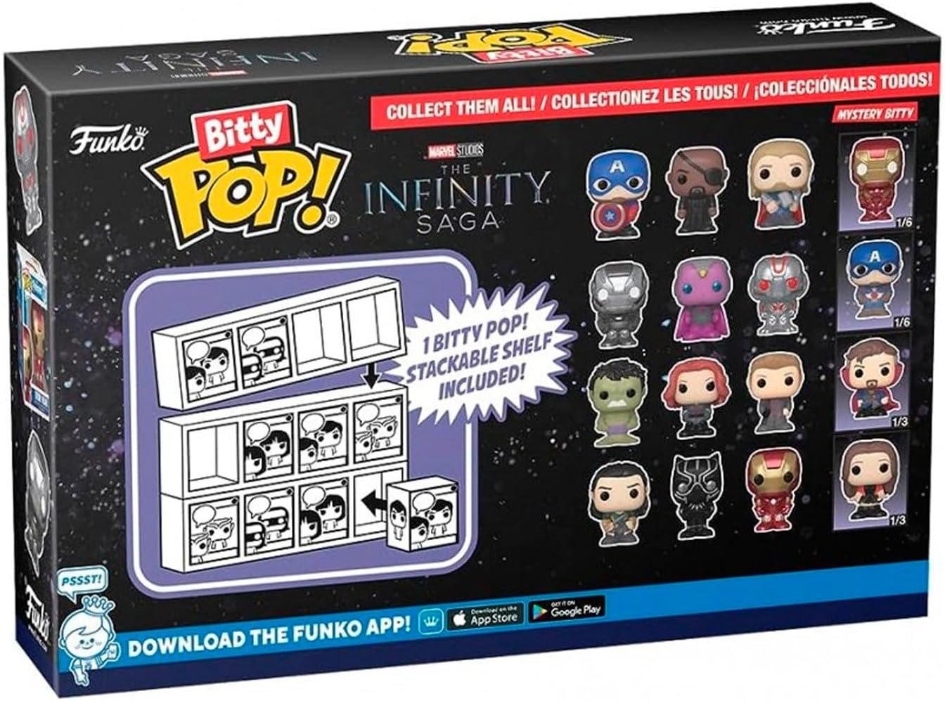 Bitty POP!: Avenger - The Infinity Saga 4PK - Marvel