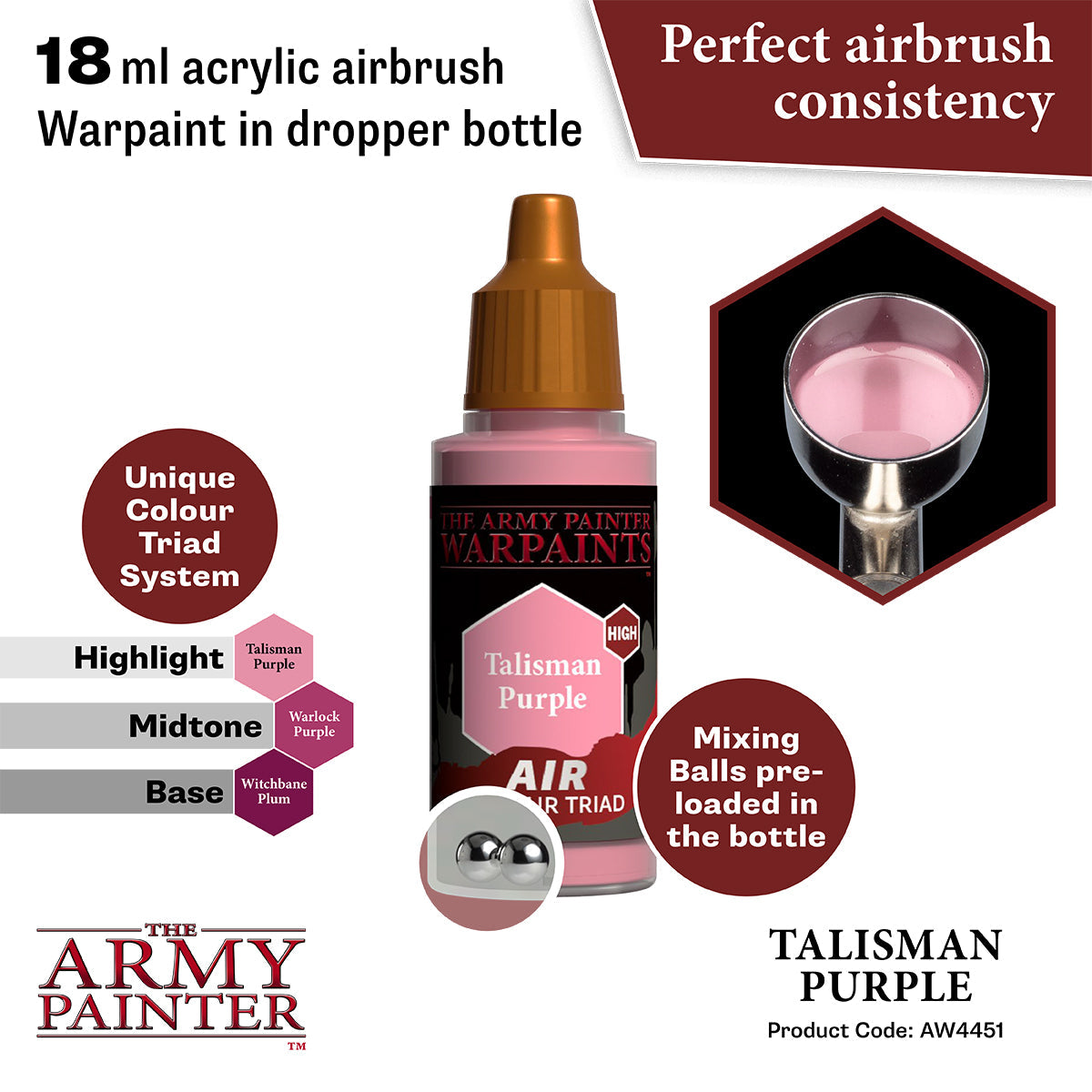The Army Painter - Talisman Purple - Warpaints Air