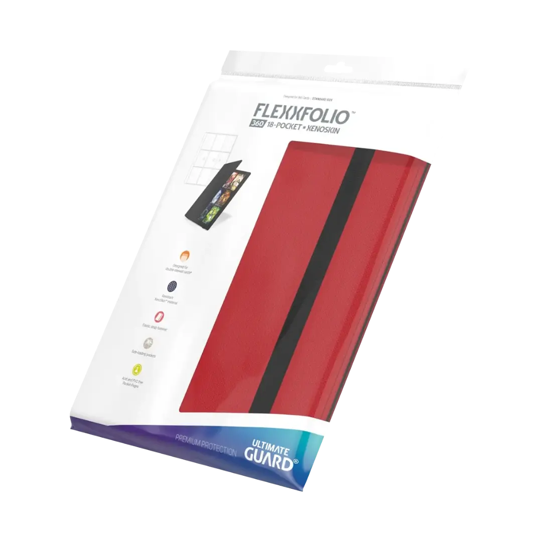 Ultimate Guard - Binder - Flexxfolio 360 - XenoSkin (18-Pocket) Farbe: Rot