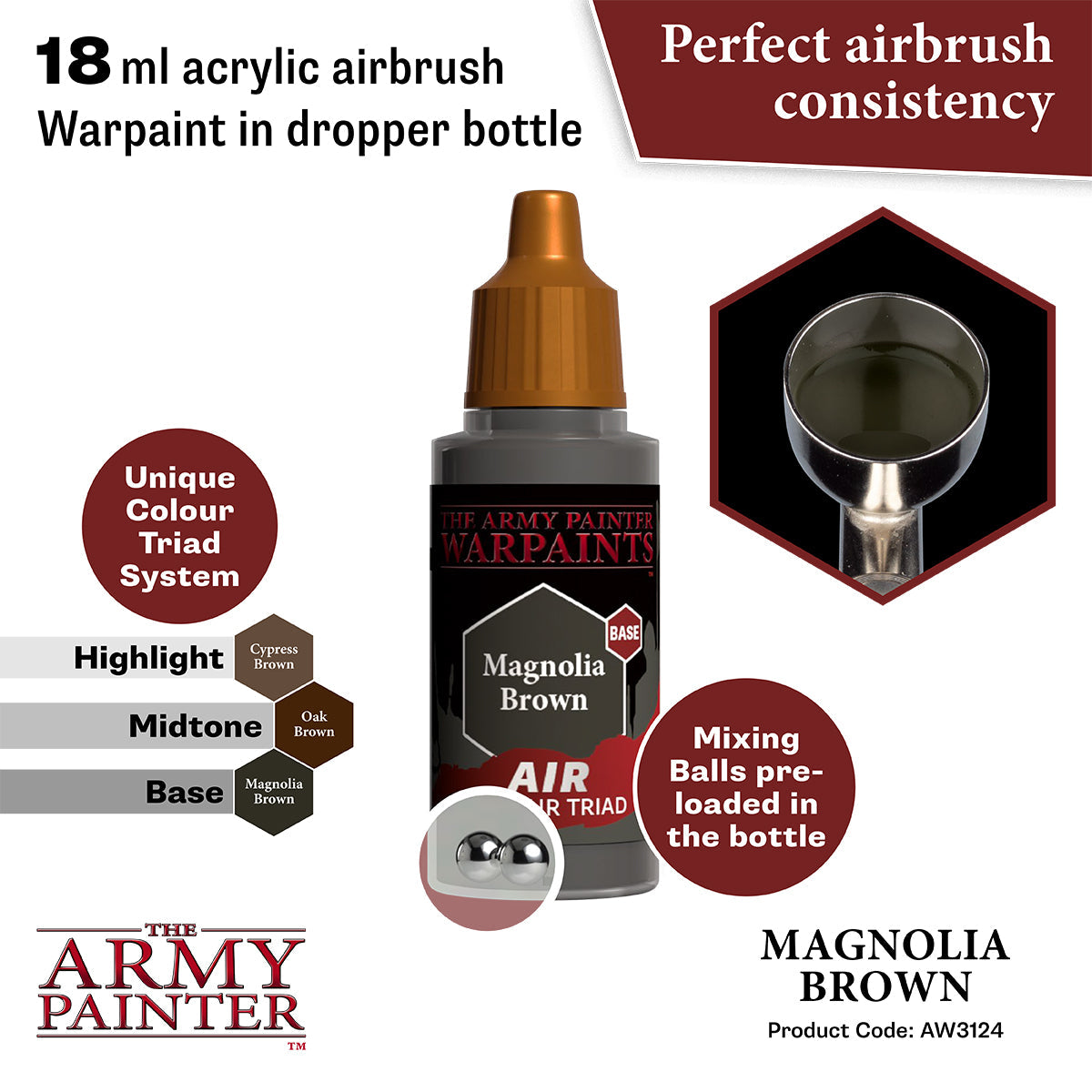 The Army Painter - Magnolia Brown - Warpaints Air