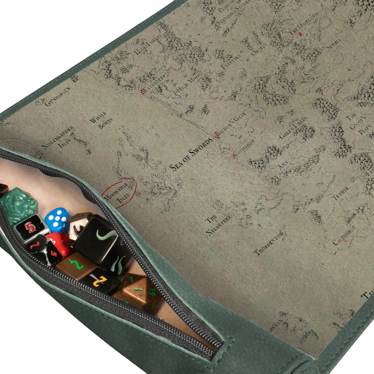 Ultra Pro - D&D Artifacts Across Eternities - Premium Dice Scroll Map