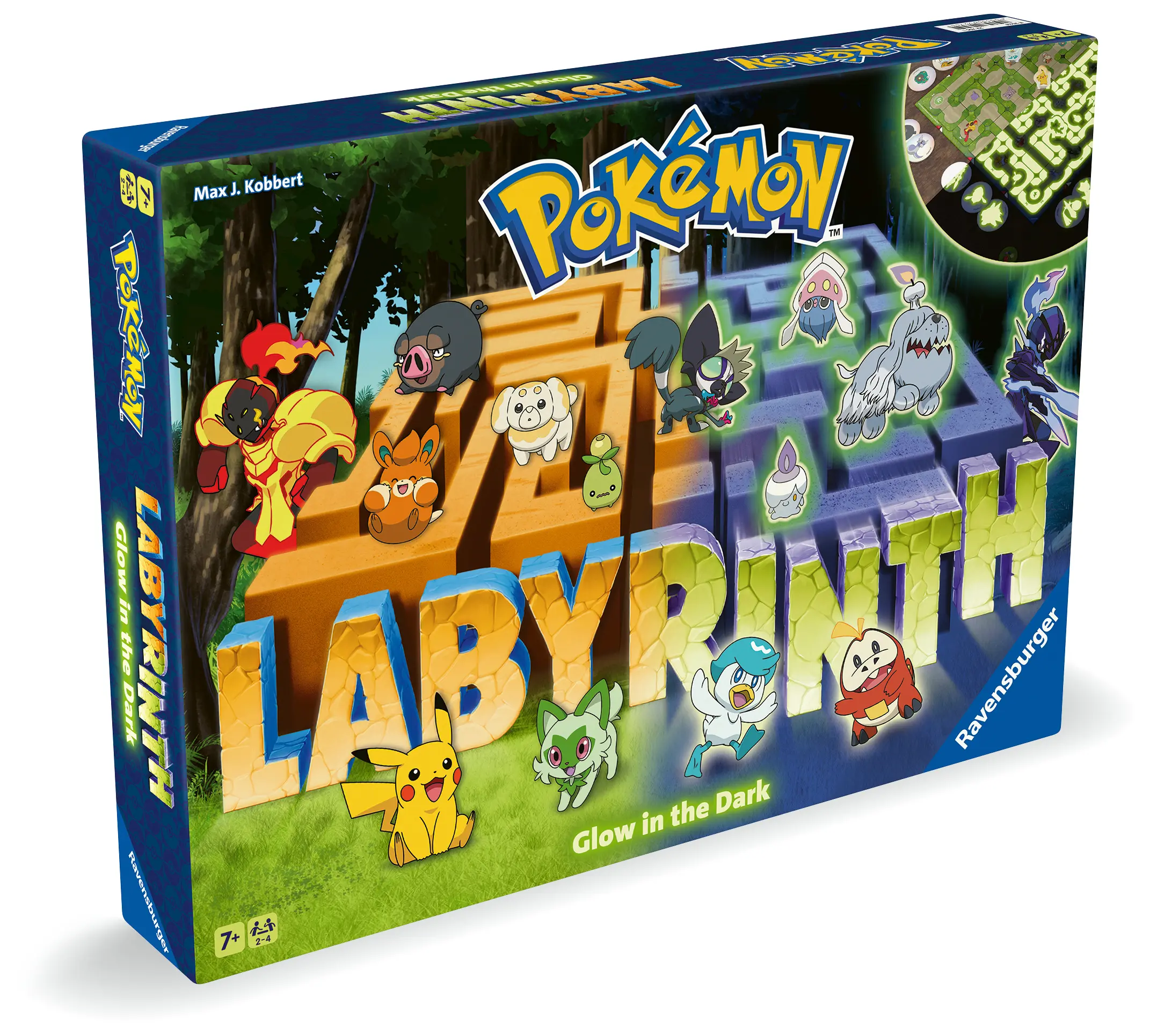 Ravensburger | Pokémon Labyrinth Glow in the Dark | Gesellschaftsspiel