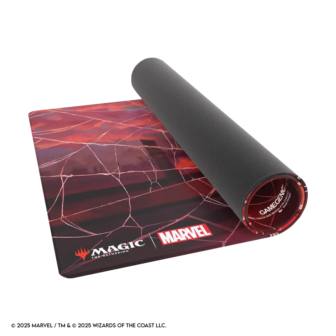 Gamegenic | Magic: The Gathering - Spider-Man / Mountain | Shiny Playmat