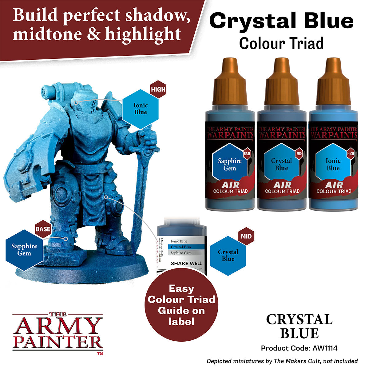 The Army Painter - Crystal Blue - Warpaints Air