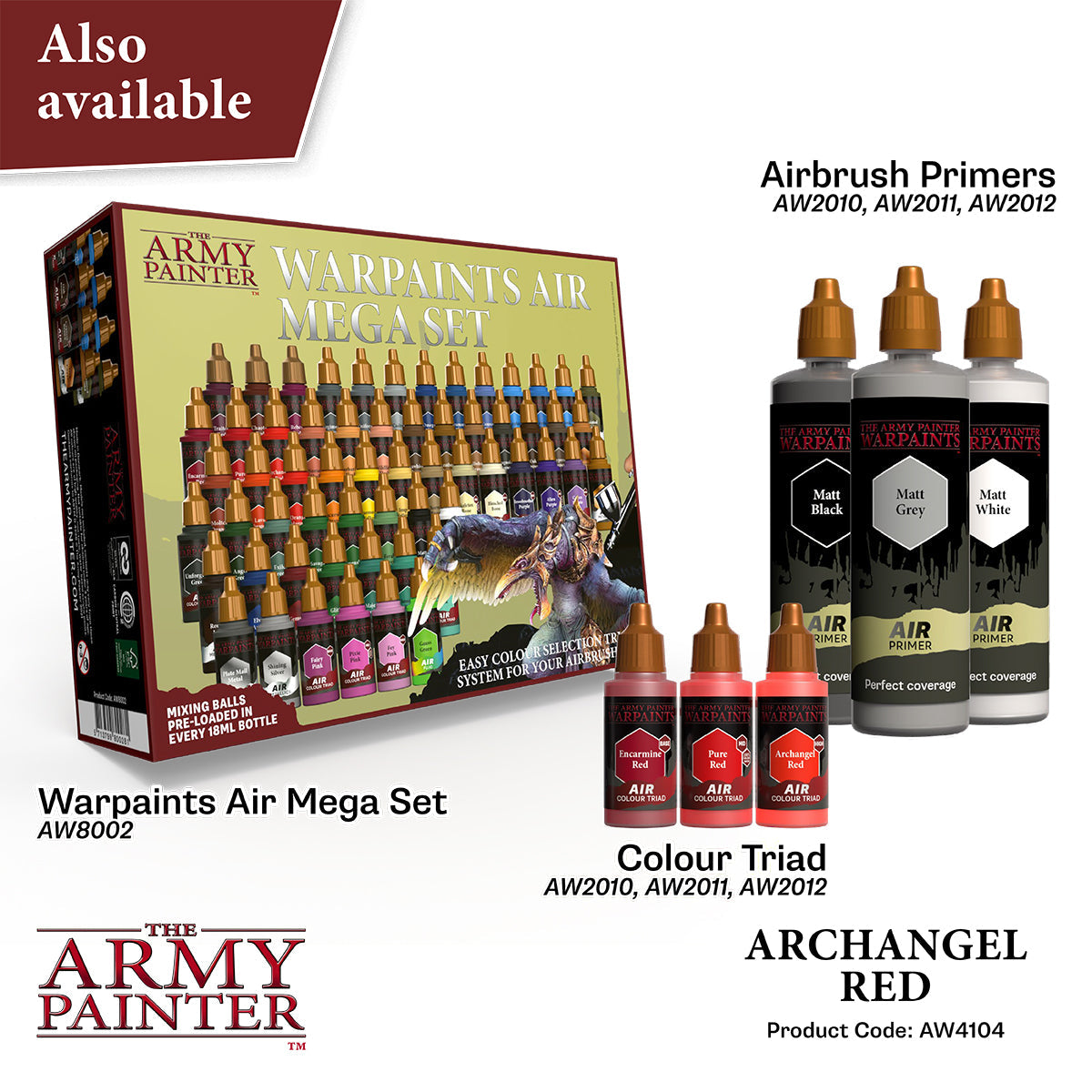 The Army Painter - Archangel Red - Warpaints Air