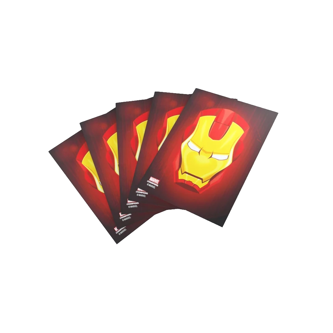 Gamegenic | Marvel Champions Sleeves | Iron Man (50+1)