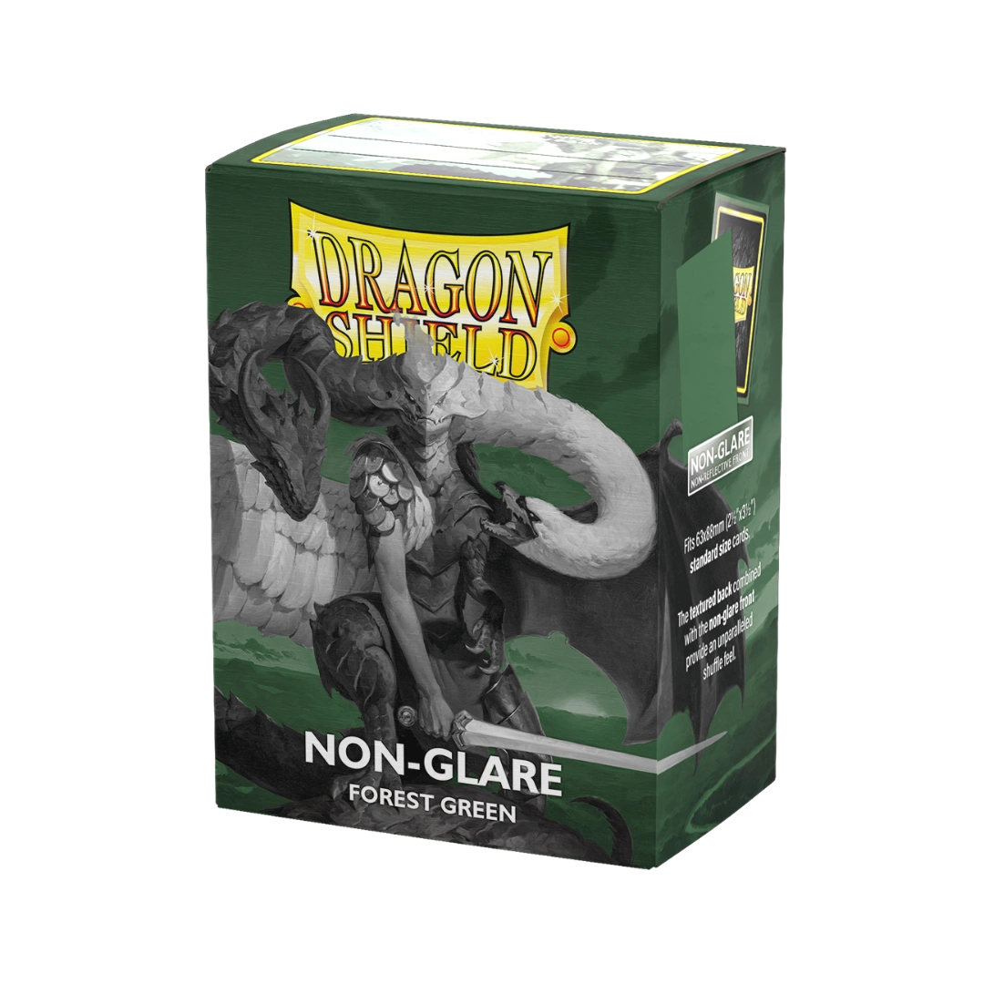 Dragon Shield: Forest Green- Non-Glare - Matte Sleeves - Standard Size