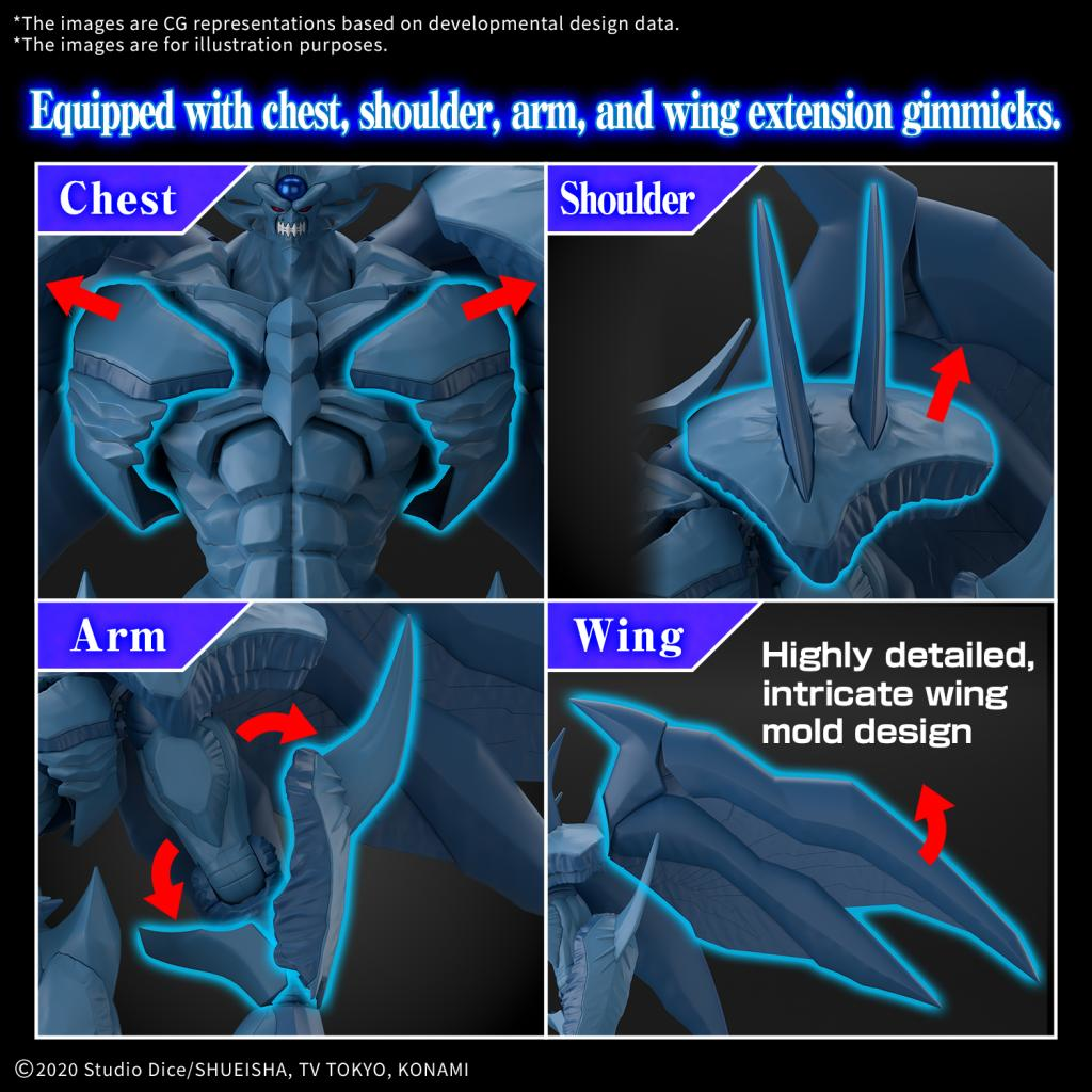 Bandai | Obelisk The Tormentor (ca. 24cm) | Yu-Gi-Oh! Figure-rise Standard Amplified Model Kit