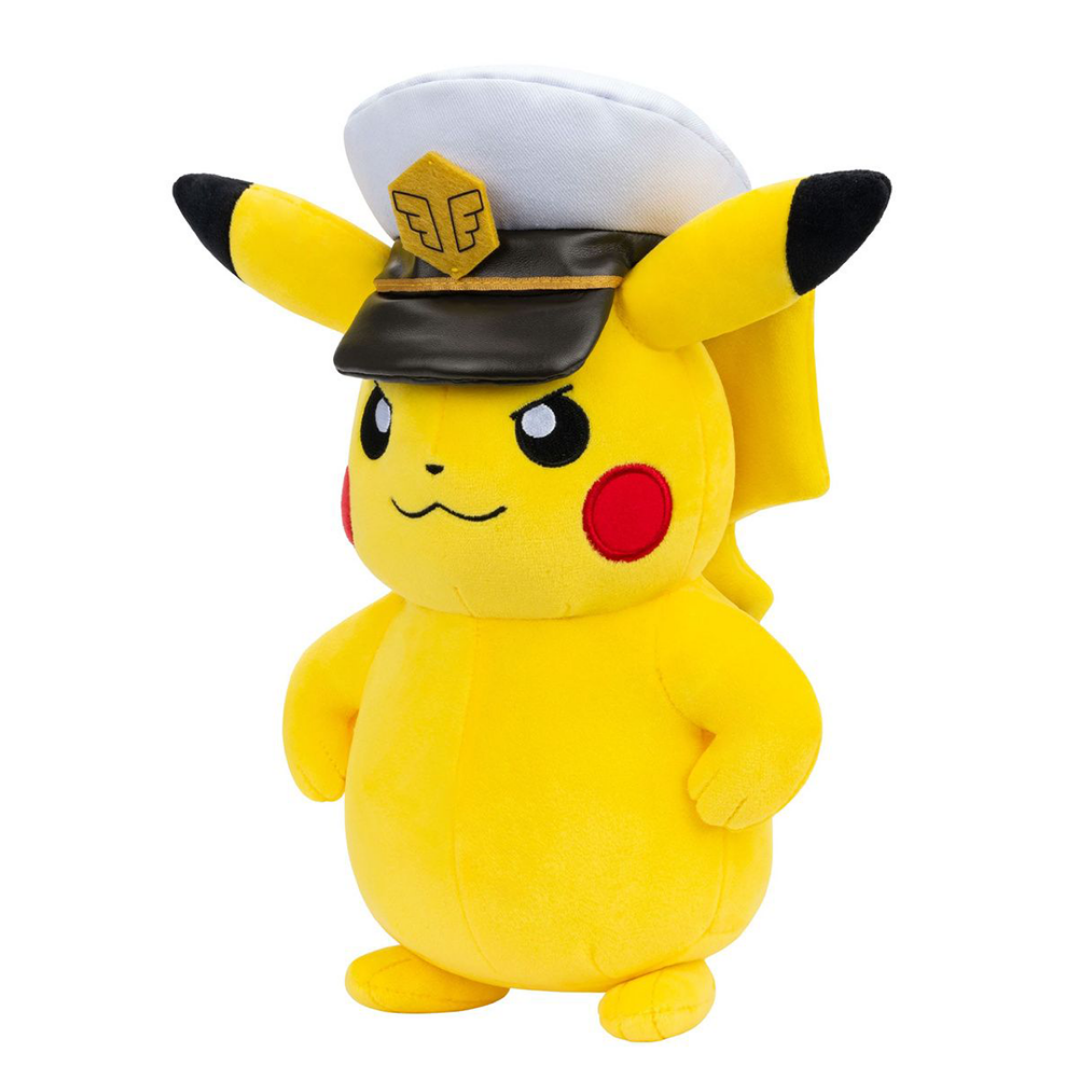 Jazwares | Kapitän Pikachu (20cm) | Plüschtier