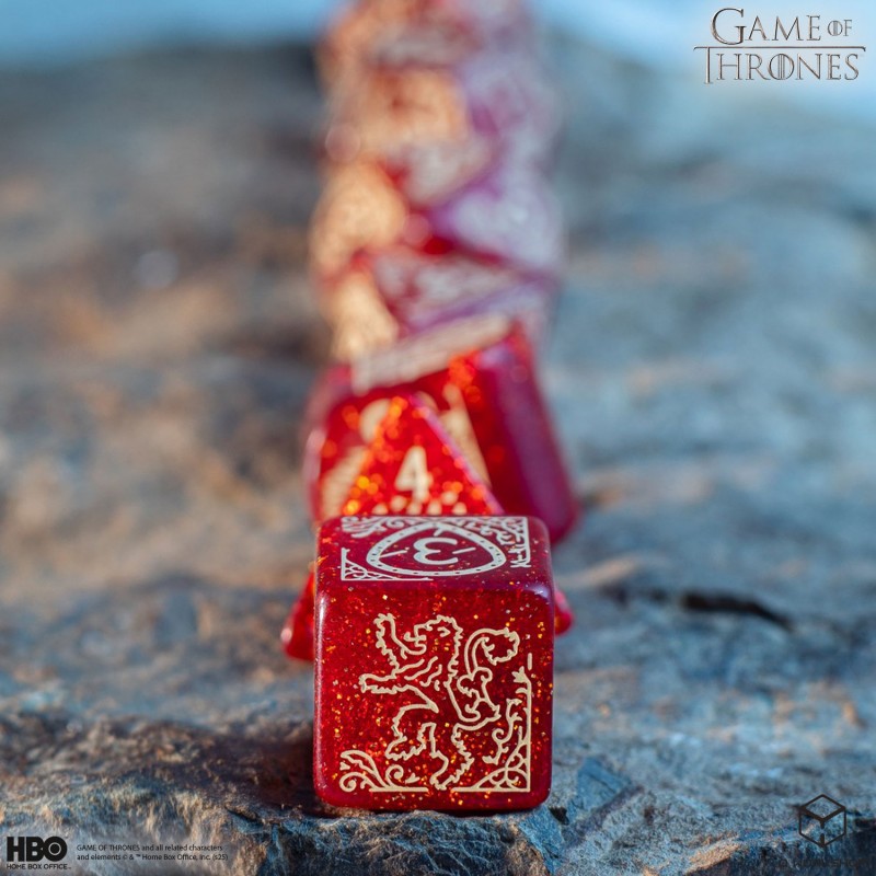 Q Workshop | Lannister | Game Of Thrones Dice Set