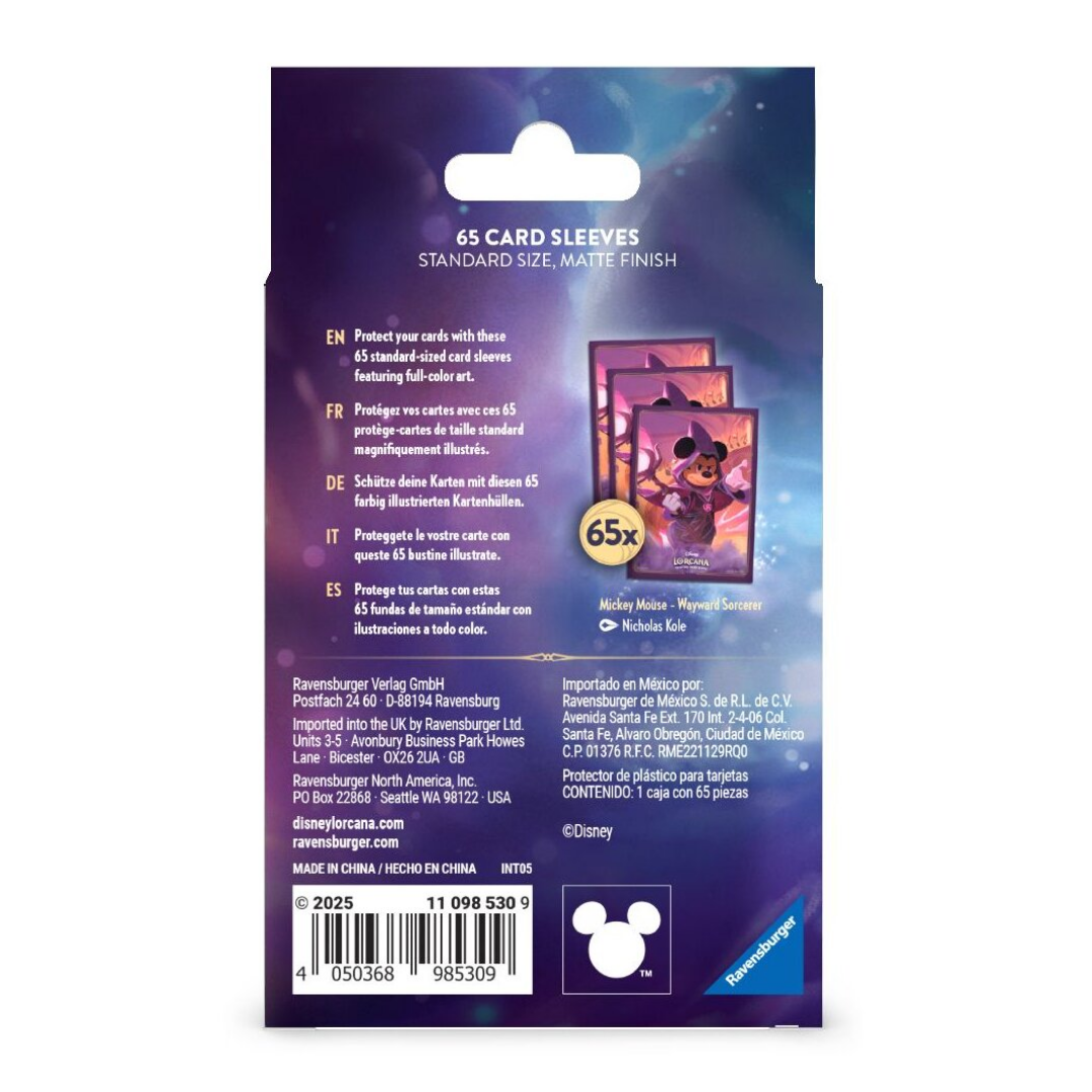 Disney Lorcana | Domäne von Dschafar - Micky Maus | Sleeves (65 Stk.)