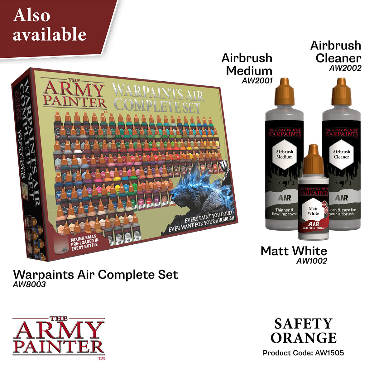 The Army Painter - Safety Orange - Warpaints Air Fluorescent