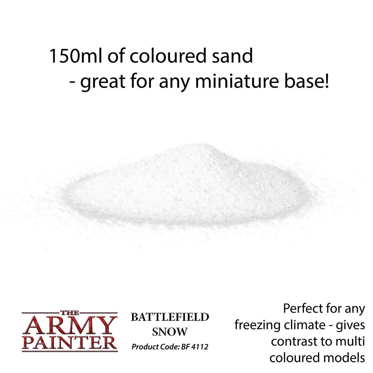 The Army Painter - Snow - Battlefield Basing