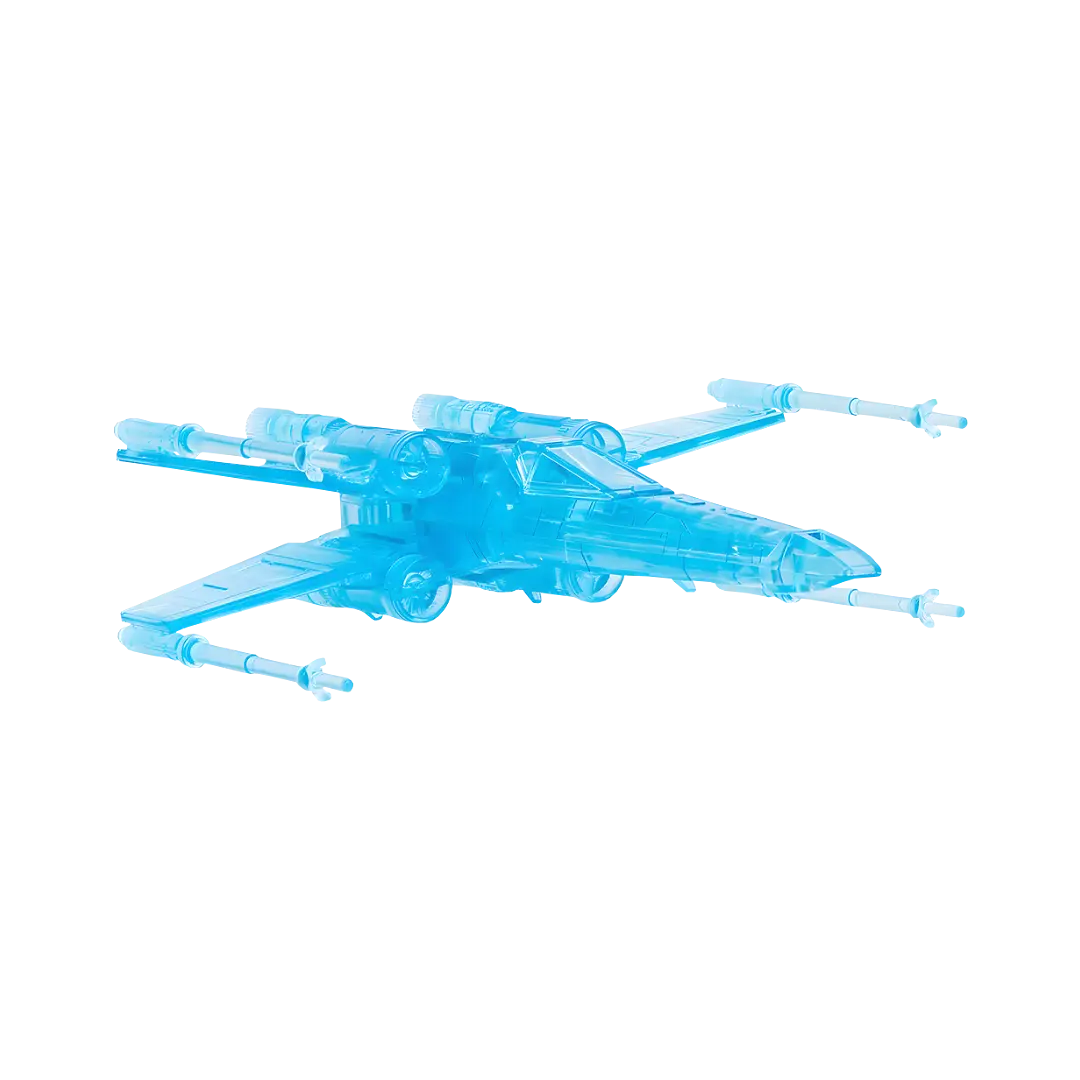 Jazwares: Star Wars - Luke Skywalker's X-Wing (Hologramm) - Raumschiff 12cm (inklusive 2 Spielfiguren)