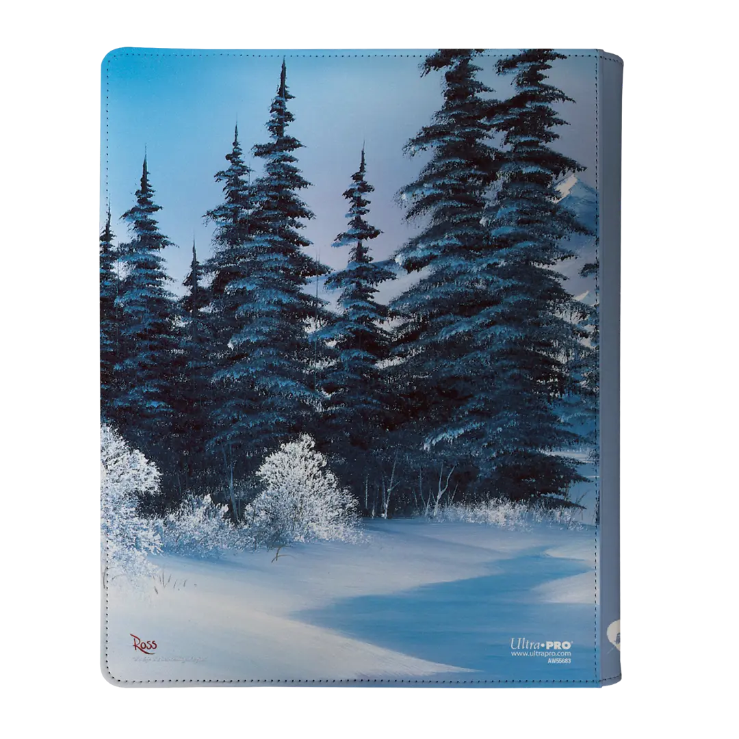 Ultra Pro - Bob Ross - Winter Paradise 9-Pocket Zippered Pro-Binder